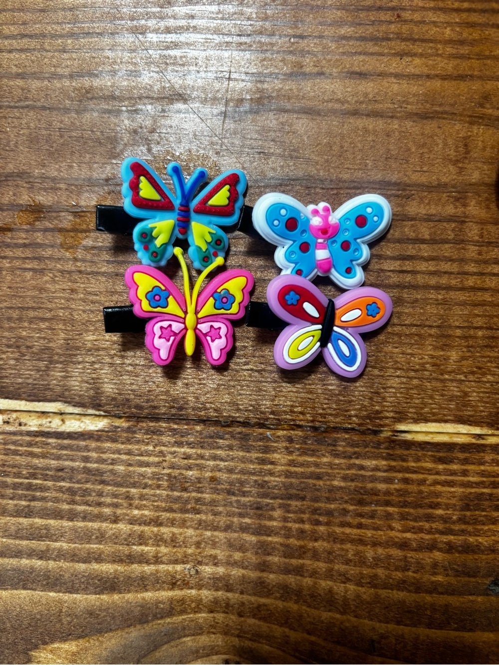 Colorful Butterfly Kids Hair Clips - Multi-Color